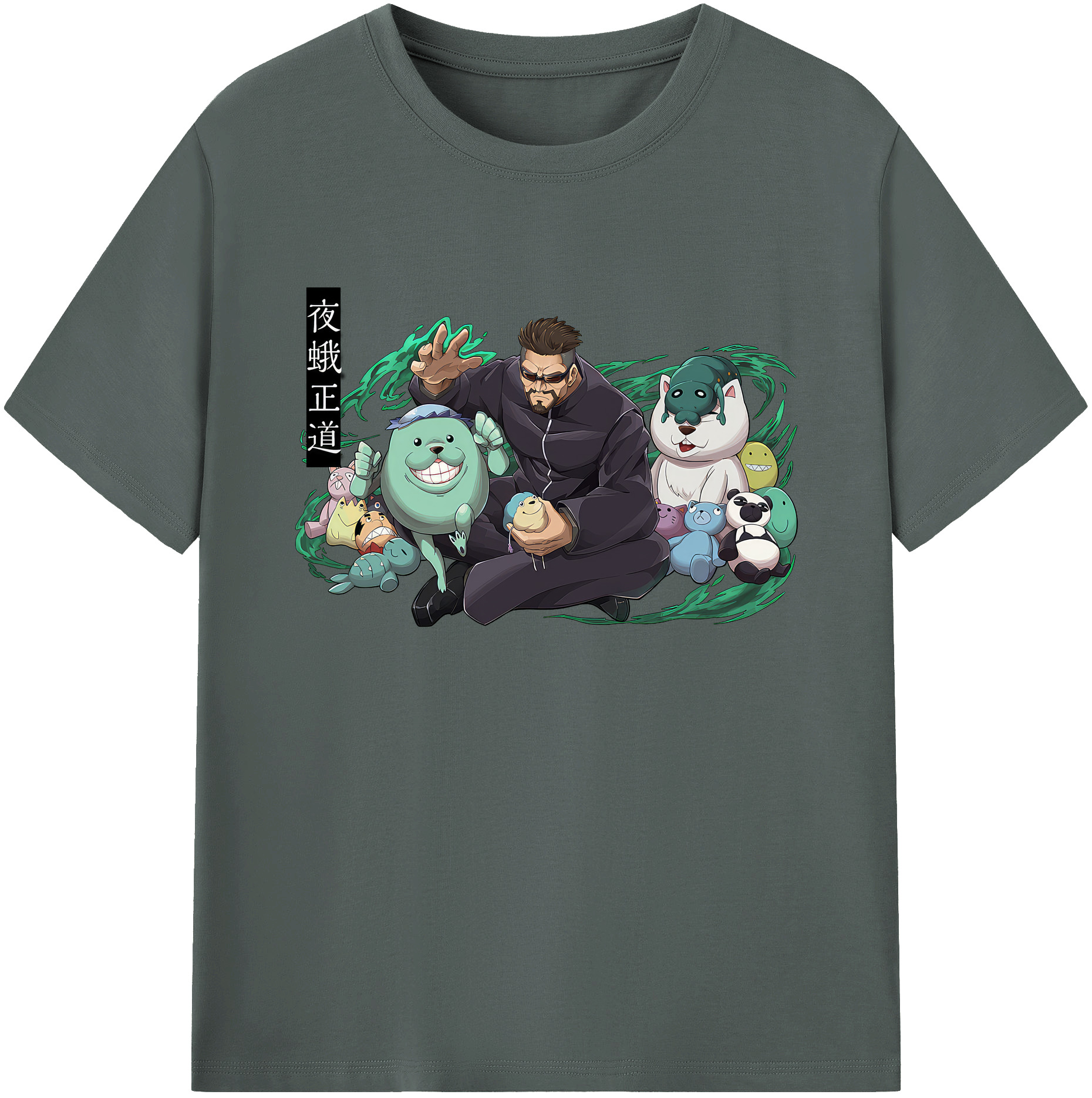 （画像用） 呪術廻戦 Jujutsu Kaisen 綿100％ メンズ半袖Tシャツ｜肌触りやわらか＆通気性